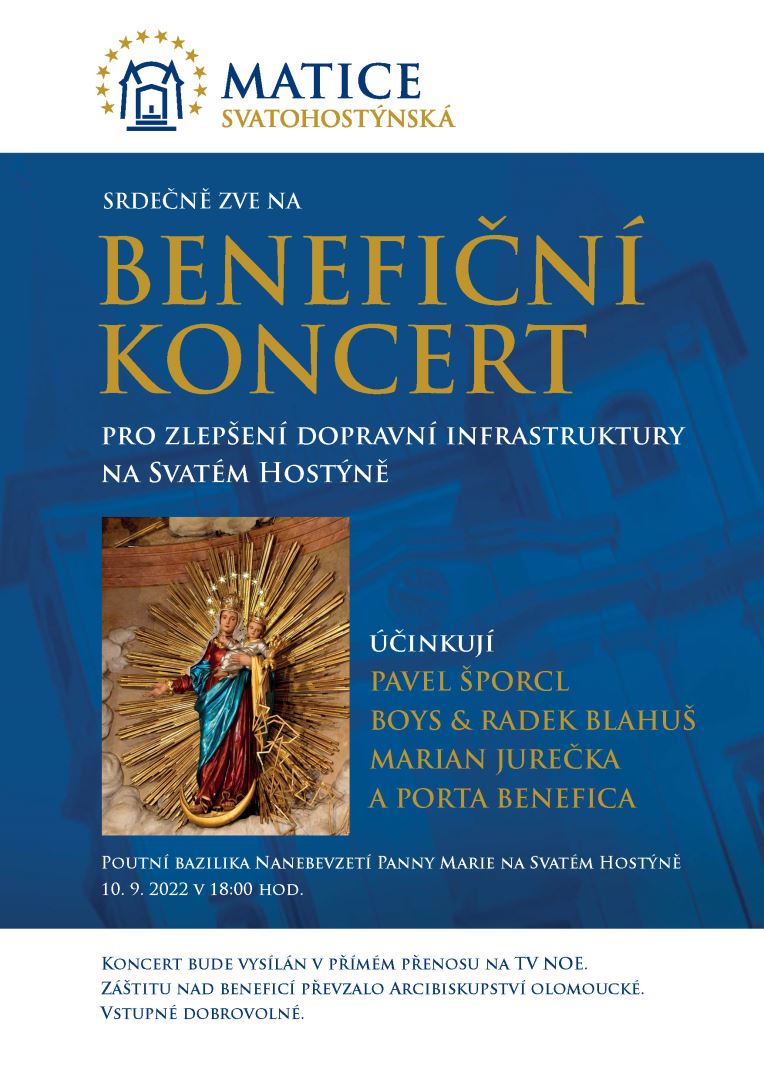 Benefiční koncert Matice Svatohostýnské